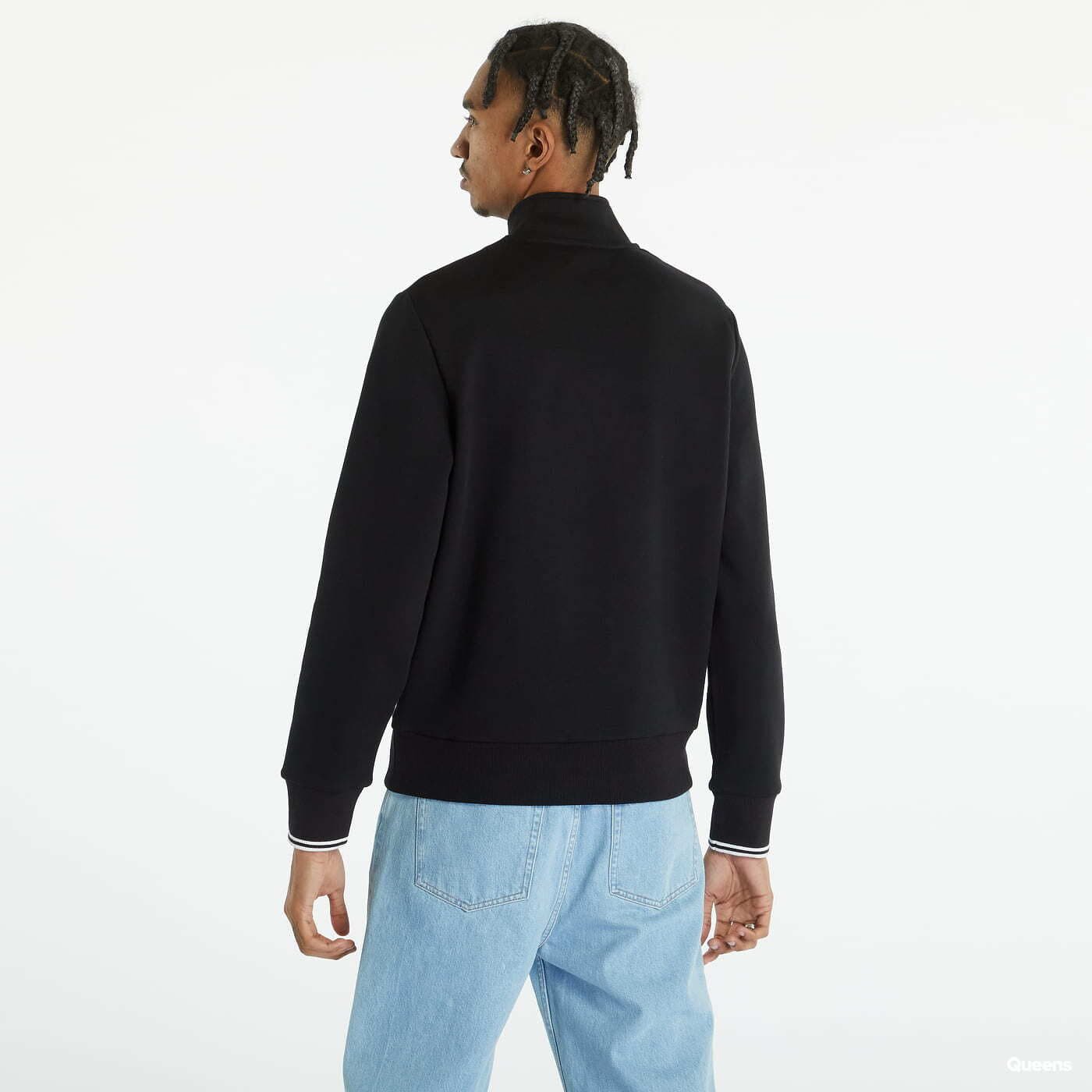 Pulover Fred Perry Half Zip Sweat Črna | M3574-102, 1