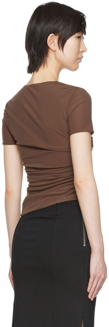 Majica Helmut Lang Helmut Lang Reversible T-Shirt Rjava | M05HW502, 2