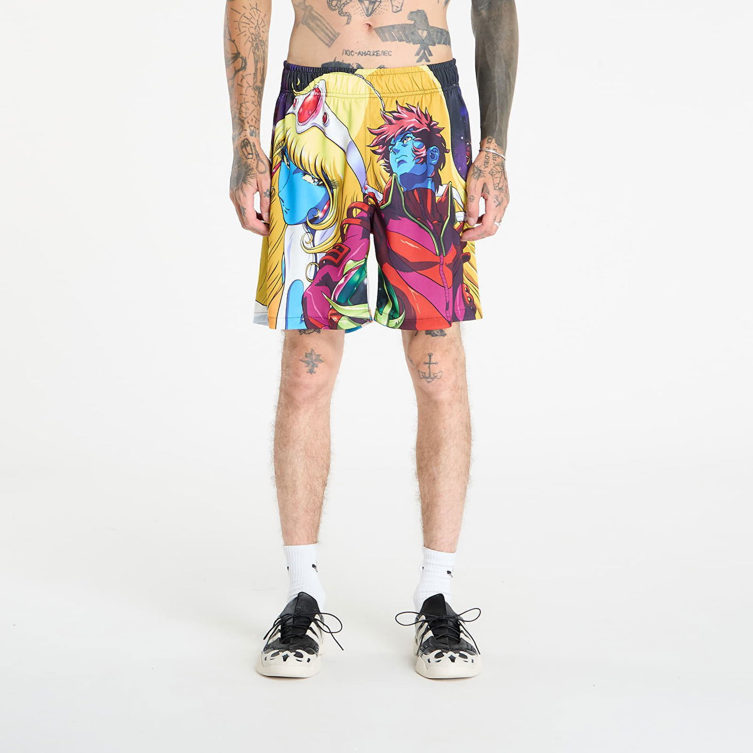 Kratke hlače Pleasures PLEASURES Interstella Shorts Večbarvna | P25DP011-MULTI, 0