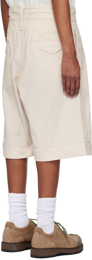 Kratke hlače Engineered Garments Engineered Garments Gurkha Seersucker Shorts Bež | 25S1E005, 2