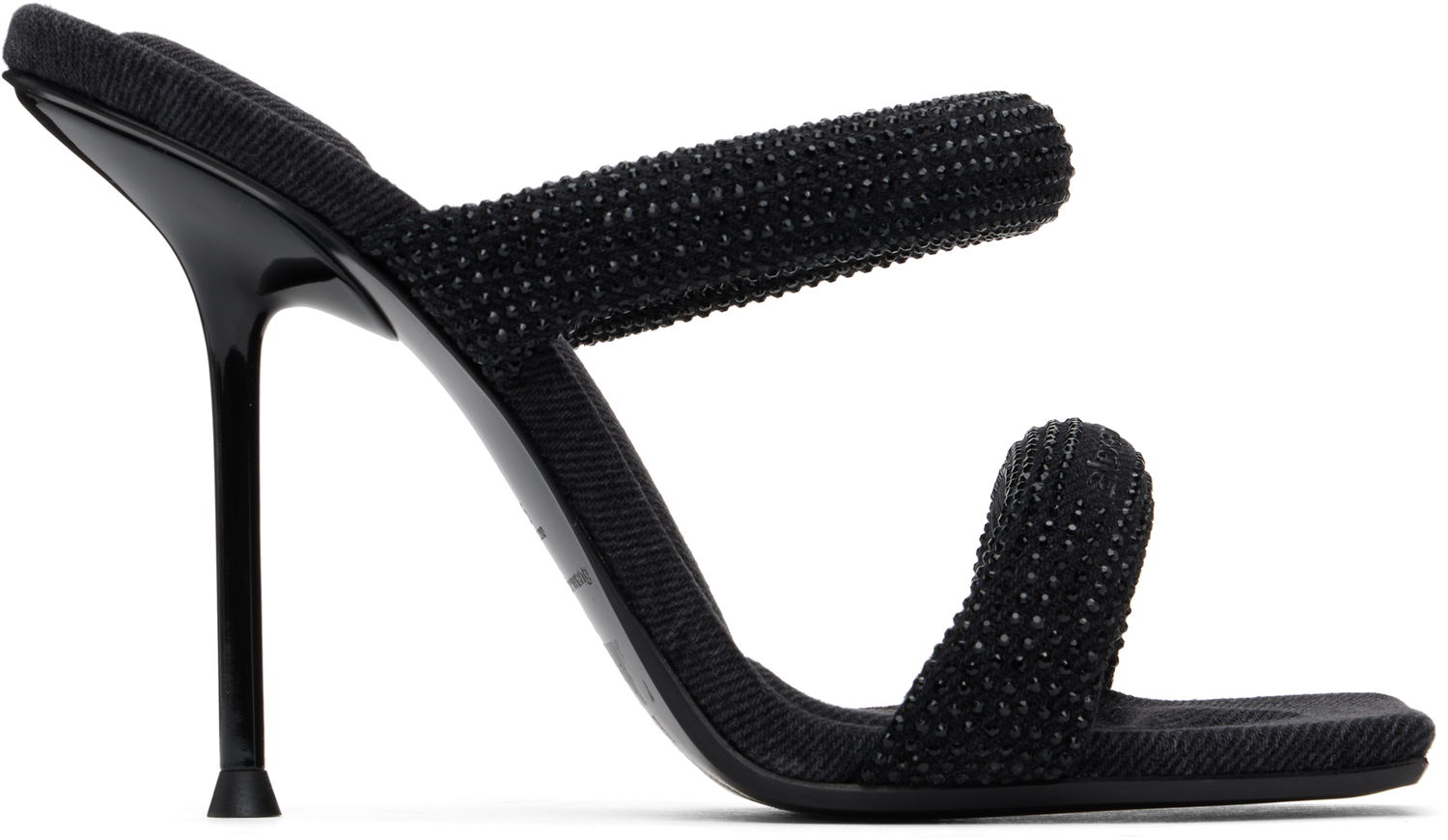 Superge in čevlji Alexander Wang Alexander Wang Julie 105mm Heeled Sandals Črna | 30125S004, 0