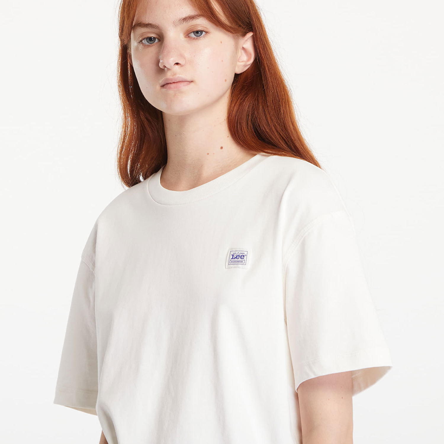 Majica Lee Ww Tee Ecru Bela | 112355532, 1