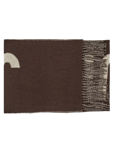 Šala Jacquemus Jacquard Logo Scarf Rjava | 22H226AC435-5007-080