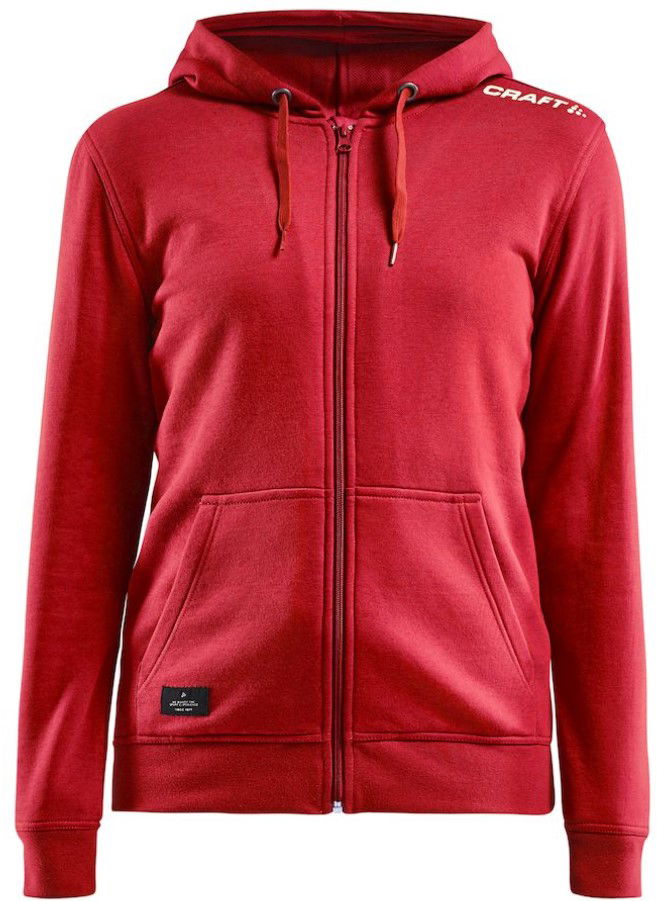 Pulover Craft Craft Community FZ Hoodie Rdeča | 1908906-430000