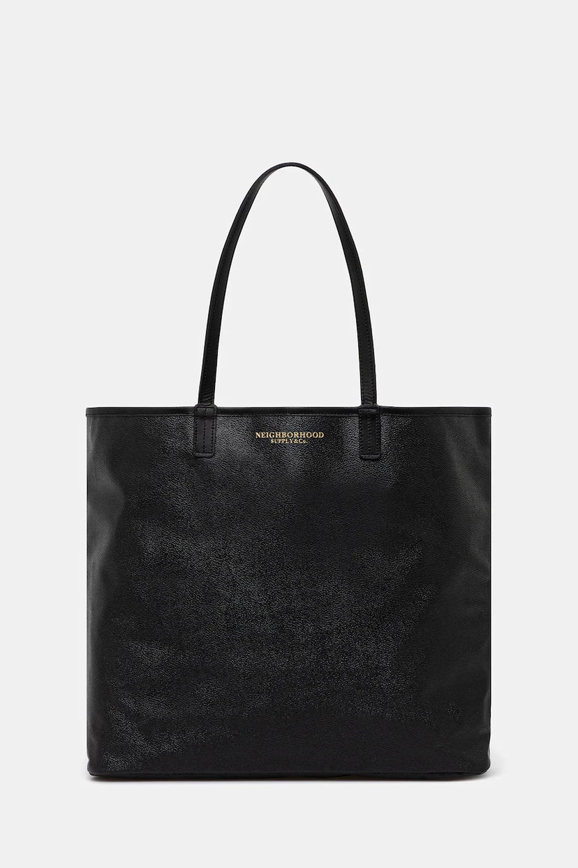 Tote bag Neighborhood NEIGHBORHOOD Coated Tote Bag Črna | 251TQNH.CG01