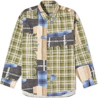 Srajce Acne Studios Setar Towel Print Check Shirt Zelena | BB0578-BHM, 1