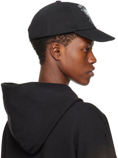 Kapa We11done Character Print Cap Črna | WD-AH0-24-402-U-BK, 2