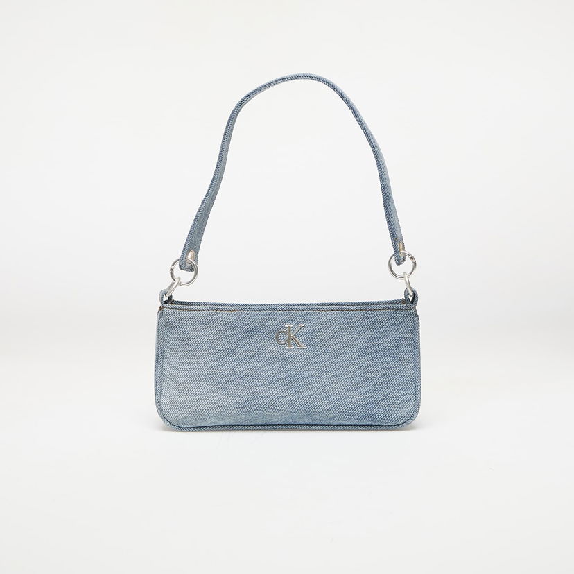 Torbica CALVIN KLEIN Calvin Klein Jeans Denim Shoulder Pouch Bag Modra | LV04F3217G VGO