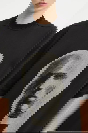 Majica Rick Owens Rick Owens DRKSHDW Jumbo T-Shirt with Print Črna | DU02E7274.RIGEP1, 3