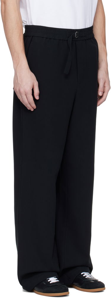Hlače AMI AMI Paris Elasticated Trousers Bež | HTR214.CO0106, 4