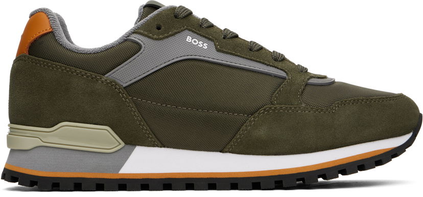 Superge in čevlji BOSS BOSS Embossed-Logo Zelena | 50523221