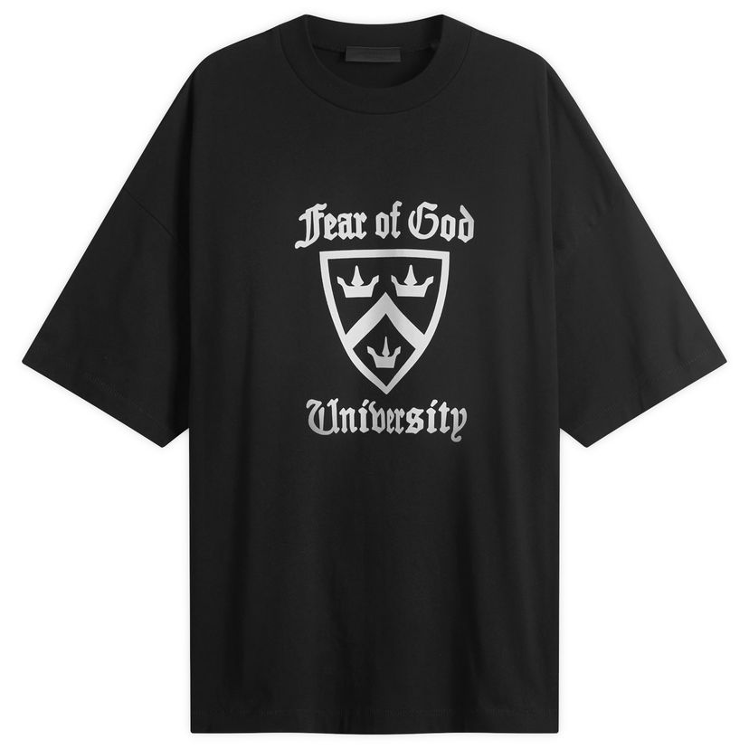 Majica Fear of God Essentials University T-Shirt Črna | 125HO242000F