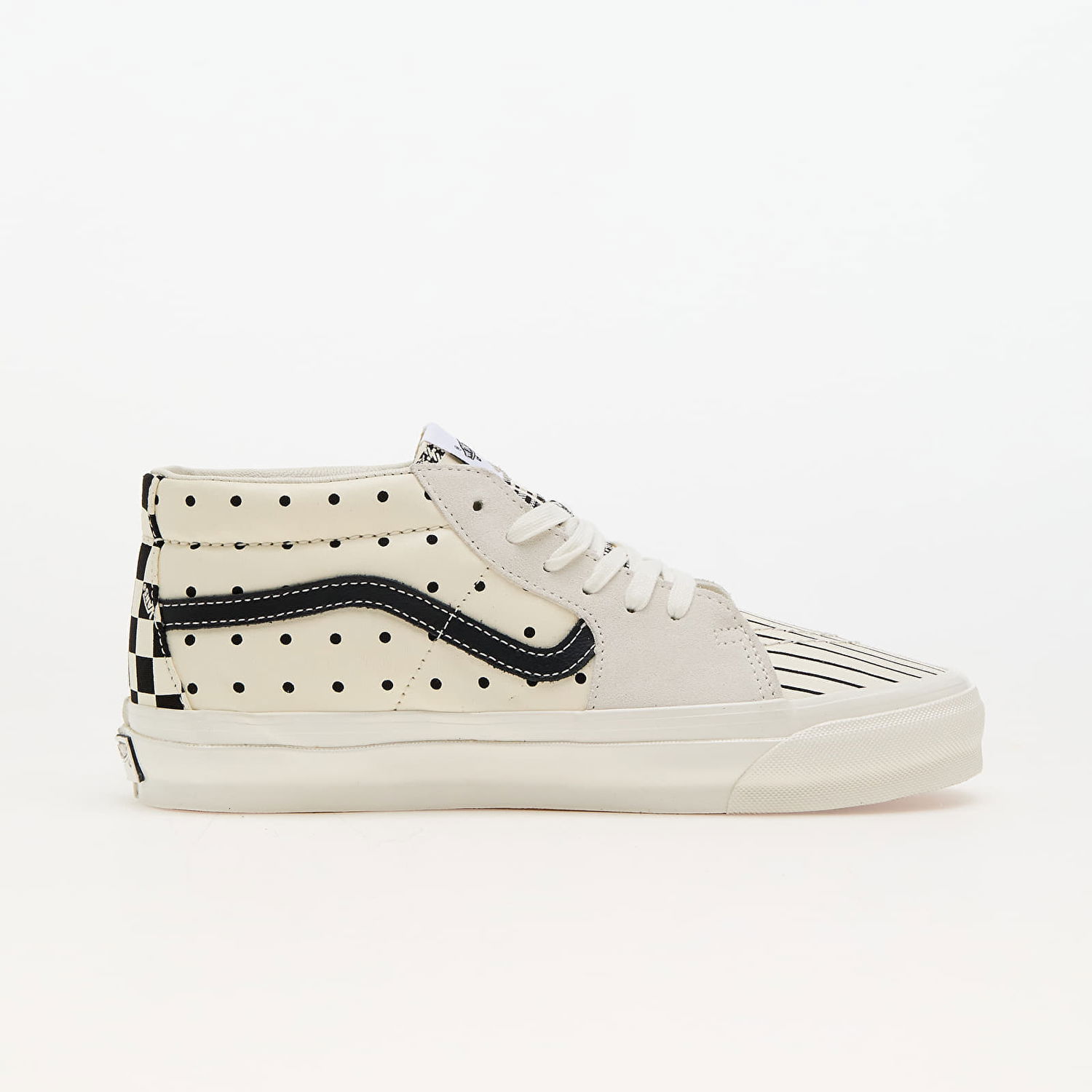 Superge in čevlji Vans Sk8-Mid Reissue 83 LX Pattern Clash Marshmallow Bež | VN000CQQFS81, 1