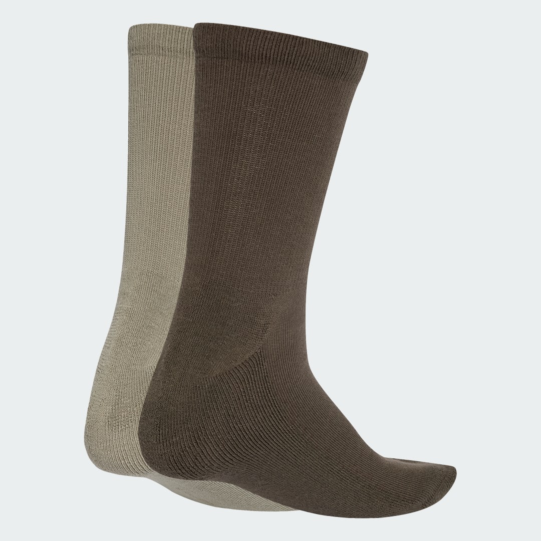 Nogavice adidas Performance Two-Toned Crew Socks - 2 Pairs Rjava | JV6045, 0