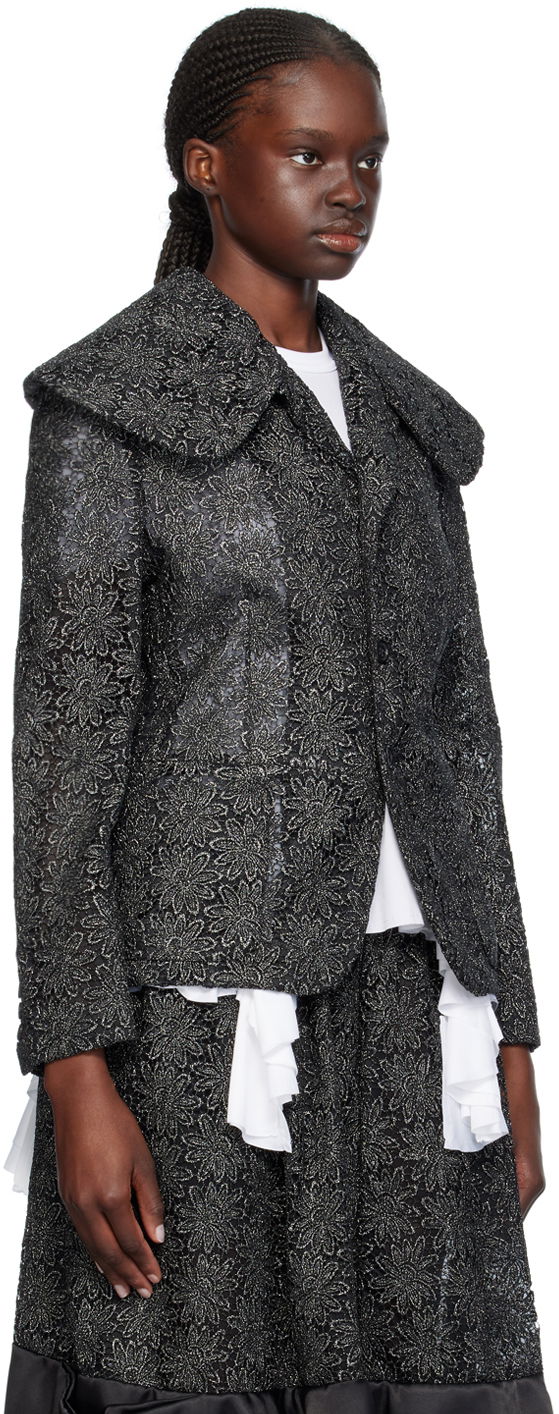 Jakna Comme des Garçons Comme des Garçons Floral Jacket Črna | RM-J022-051, 1