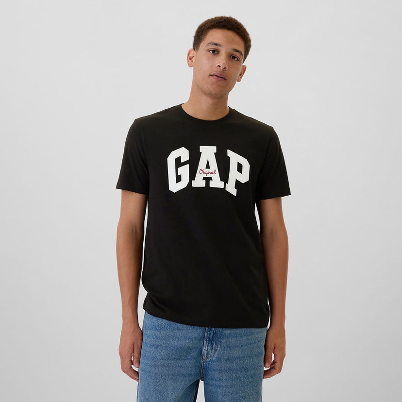 Majica GAP T-shirt Logo Tee True Black XXL Črna | 542246-03