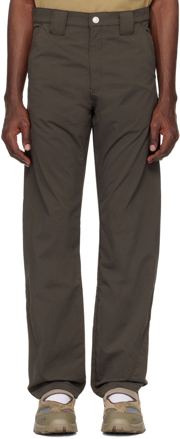 Hlače AFFXWRKS Curved Trousers Zelena | SS24TR01V1