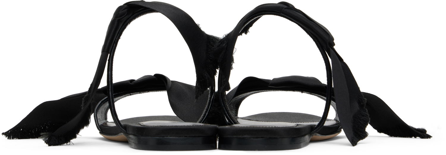Modni dodatki The Row The Row Vika Knot Sandals Črna | F1571-W326, 1
