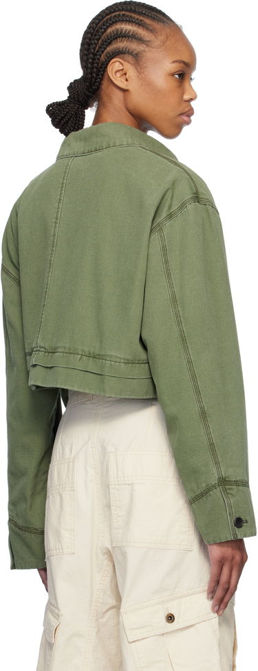 Jakna We11done We11done Cropped Work Jacket Zelena | WD-JK0-25-055-W-KK, 2