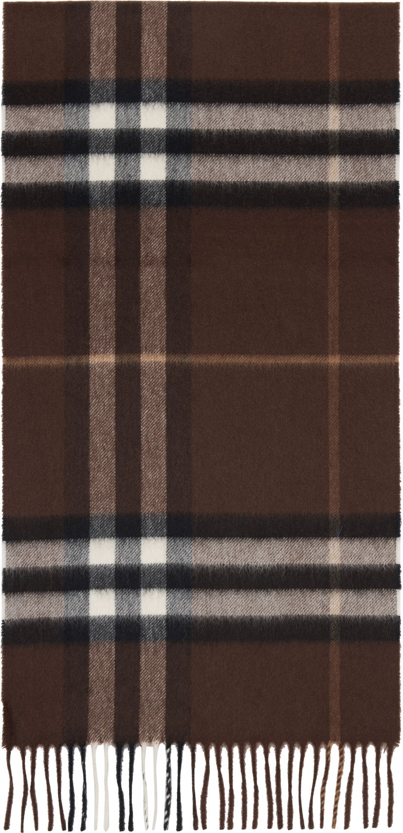 Šala Burberry Burberry Check Cashmere Scarf Rjava | 8112638