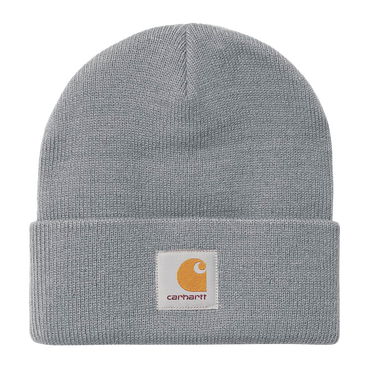 Beanie Carhartt WIP Short Watch Hat Mirror Siva | I017326.1NKXX, 1