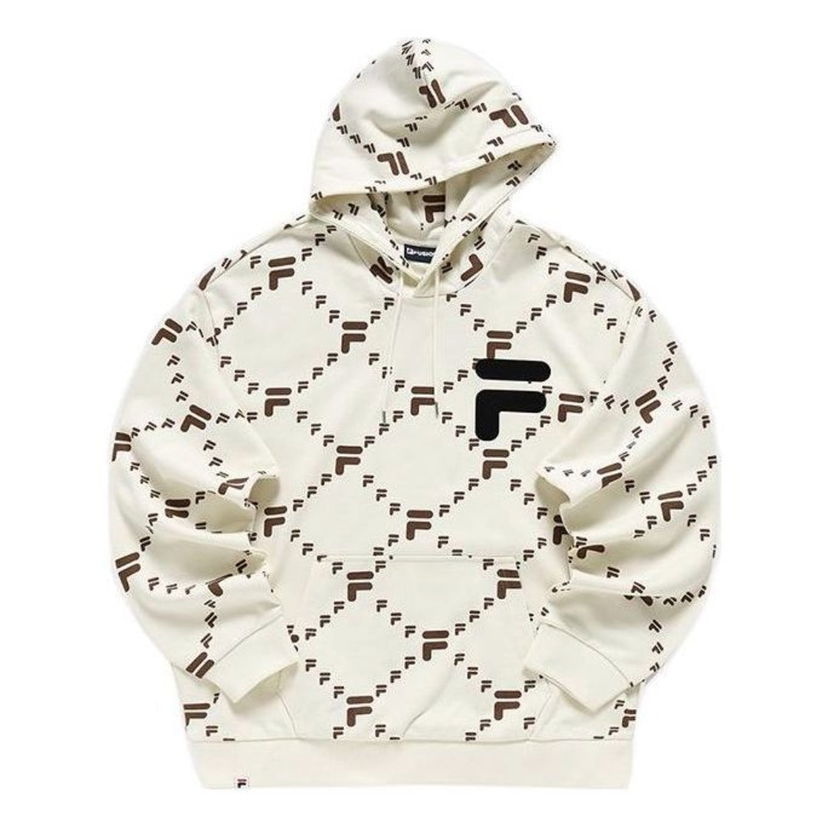 Pulover FILA Embroidered Logo Hoodie Bela | T11U216205D-IV
