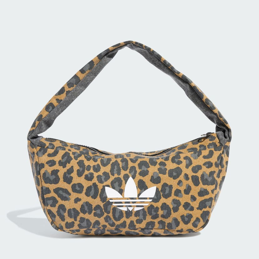 Torba za čez ramo adidas Performance Leopard Print Shoulder Bag Rjava | JX3198