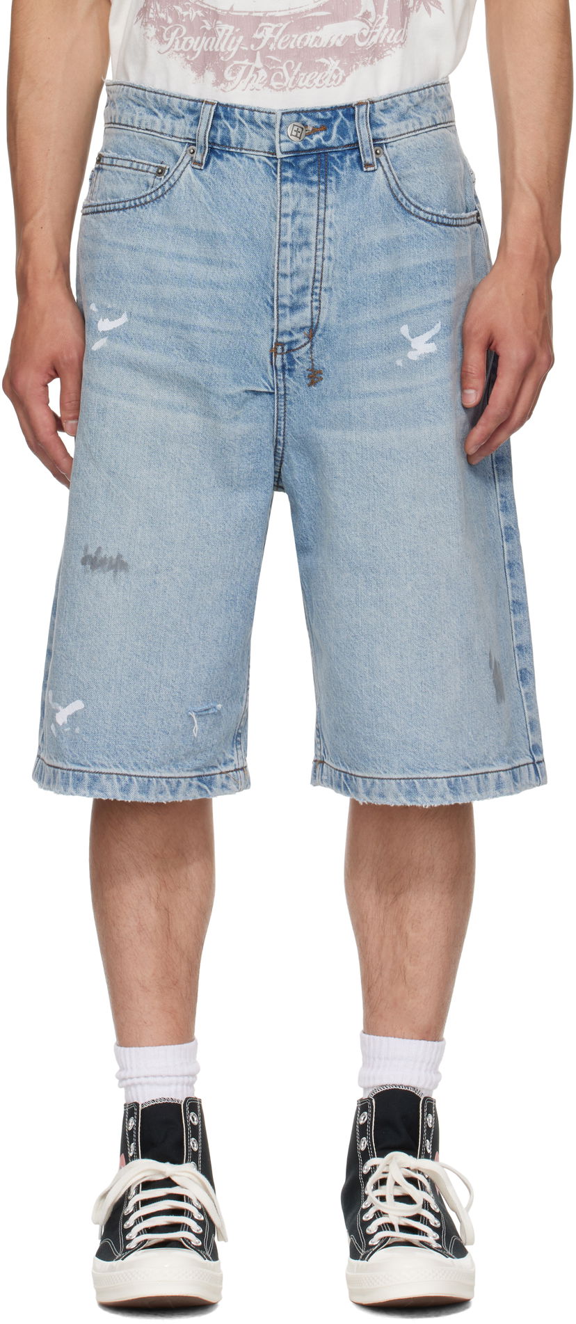 Kratke hlače Ksubi Ksubi Maxx Painter Shorts Modra | MPF25WA002