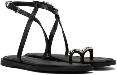 Prstan rag & bone Rag & Bone Geo Ring Sandals Črna | WFF24PF038LE38, 3