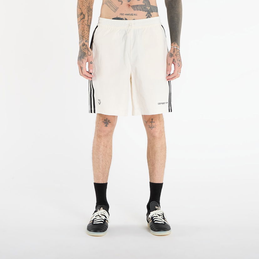 Kratke hlače adidas Originals Striped Consortium Shorts XL Bela | JY8355