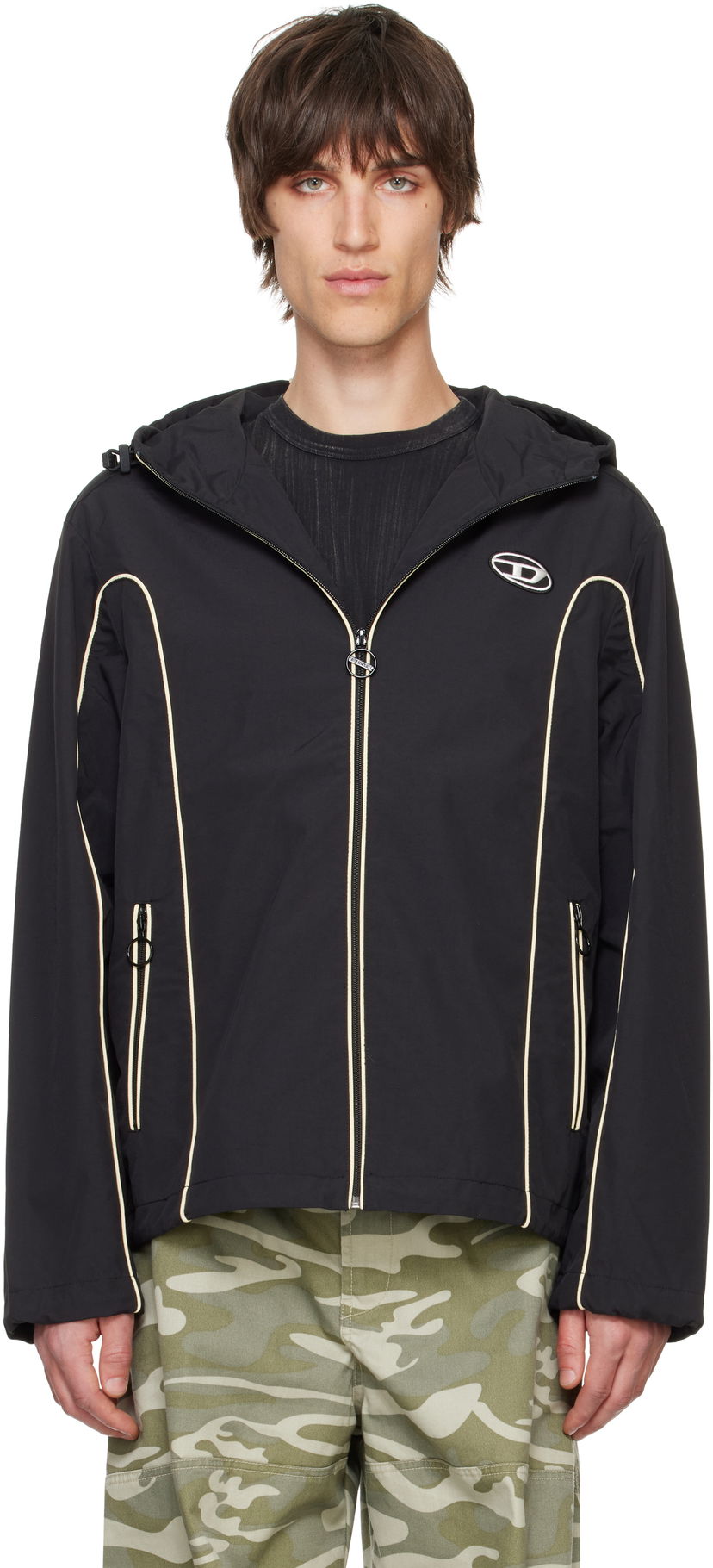 Vetrovka Diesel Jacket Črna | A06149-0DGAM-9XX