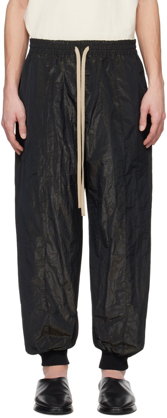 Trenirka Fear of God Black Pintuck Track Pants Črna | FG840-371WRP