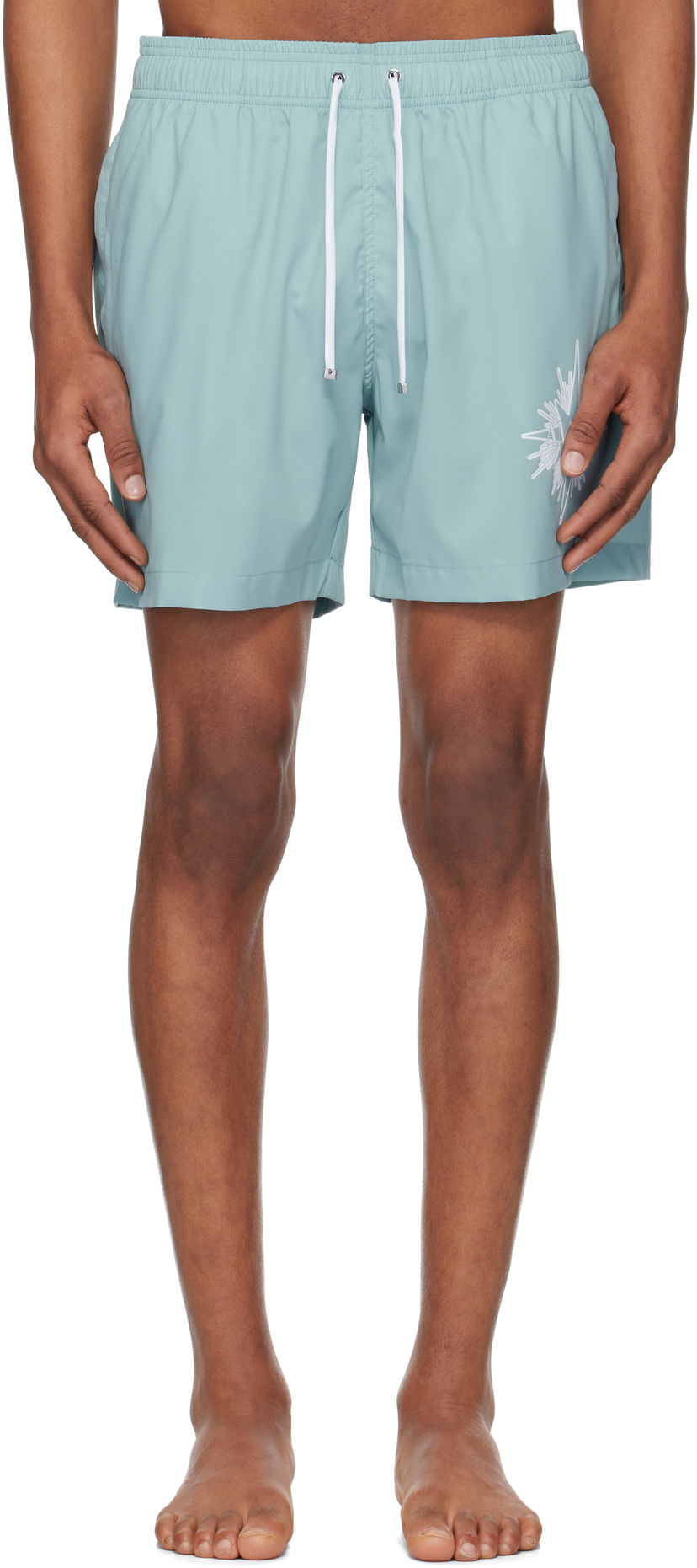 Kopalke AMIRI AMIRI Starburst Swim Shorts Zelena | AMSWTK1032