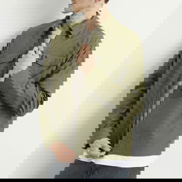 Srajce Fred Perry Fred Perry Zip Through Overshirt Zelena | M5684-X21, 5