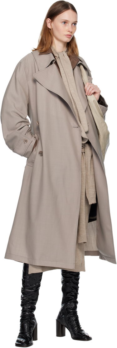 Trenčkot LEMAIRE Detachable Lining Trench Coat Bež | CO1127 LF414, 4