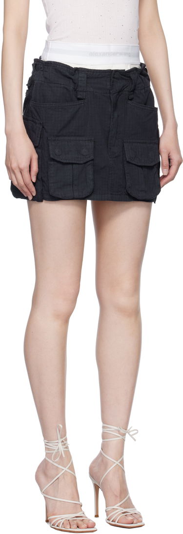 Krila Alexander Wang Alexander Wang Cargo Miniskirt Črna | 4DC1255569, 1