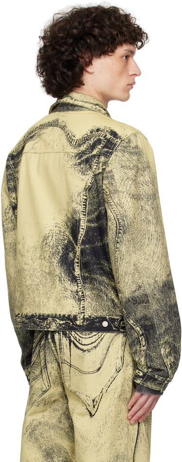 Jakna Camper CAMPERLAB Distorted Print Denim Jacket Rumena | AU00005-008, 2