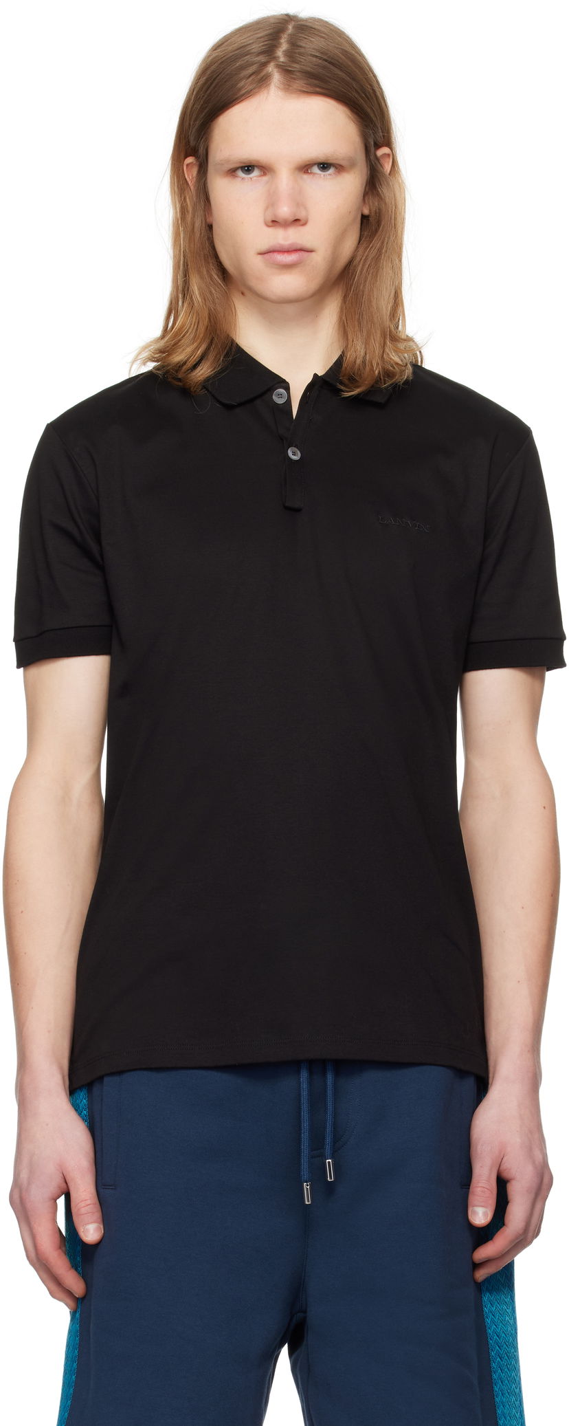 Polo majica LANVIN Lanvin Regular Polo Črna | RM-PL0023-J165-P25