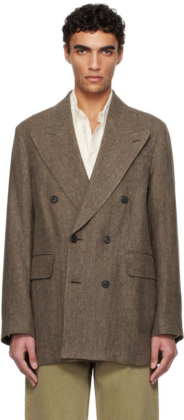 Jakna OUR LEGACY Our Legacy Sharp Double-Breasted Blazer Rjava | M2250STC, 0