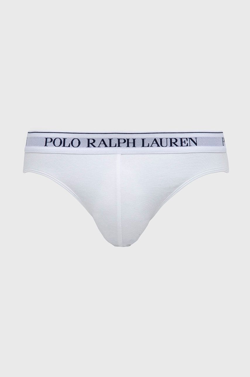 Boksarice Polo by Ralph Lauren Pack Of 3 Logo Waistband Briefs Bela | 714835884001, 0