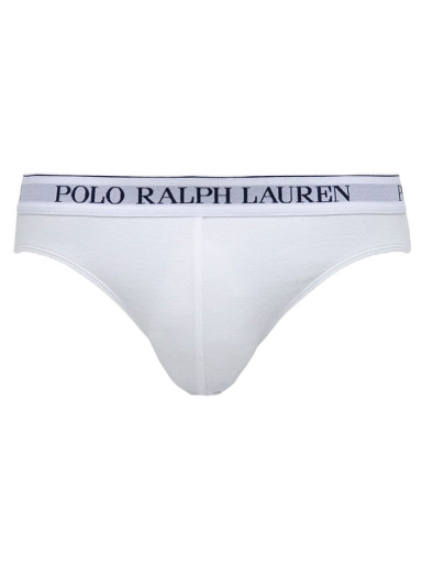Boksarice Polo by Ralph Lauren Pack Of 3 Logo Waistband Briefs Bela | 714835884001