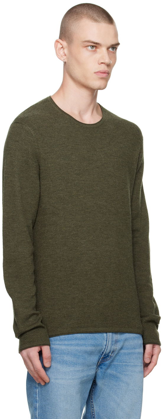 Pleteni pulover rag & bone Collin Sweater Zelena | MBS22F023BV23, 1