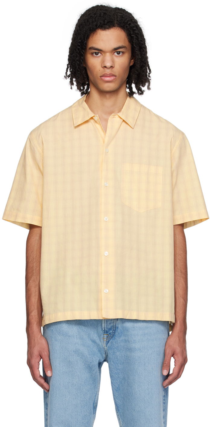 Srajce Samsoe Samsoe Samsøe Samsøe Saayo P Short Sleeve Shirt Rumena | M24100054