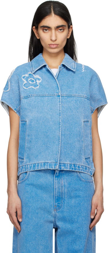 Telovnik Marni Marni Dilies Patch Denim Vest Modra | JKJD0315QS USCX34, 0