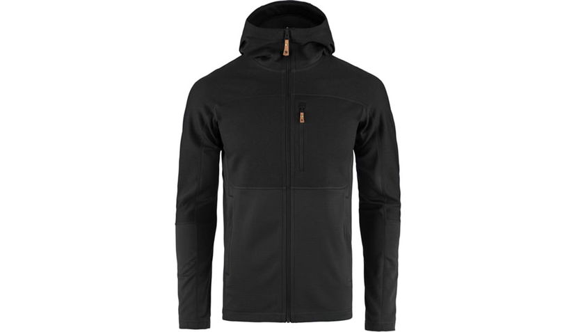 Pulover FJÄLLRÄVEN Abisko Trail Hooded Fleece Črna | F82257-550