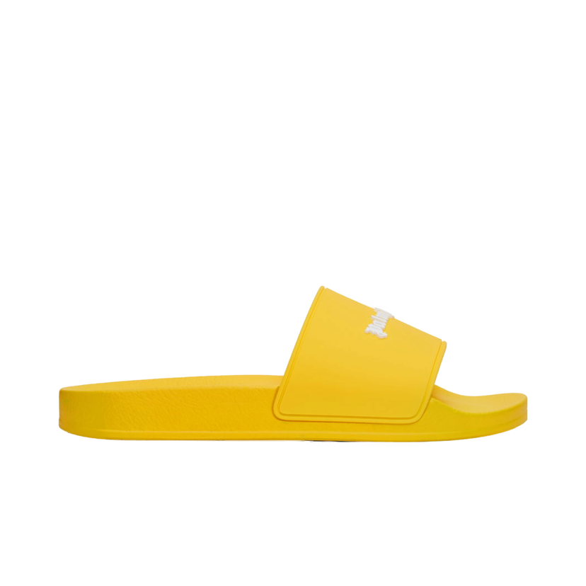Superge in čevlji Palm Angels Yellow Logo Pool Slides Rumena | PMIC011F24MAT0016565