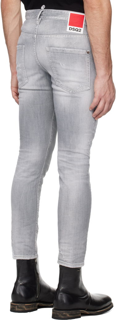 Kavbojke DSQUARED2 Dsquared2 Skater Jeans Siva | S74LB1656_S30260, 2