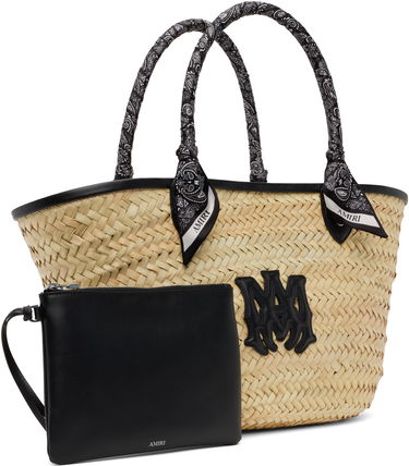 Tote bag AMIRI AMIRI MA Raffia Macro Tote Bež | AWBGTO1001, 1