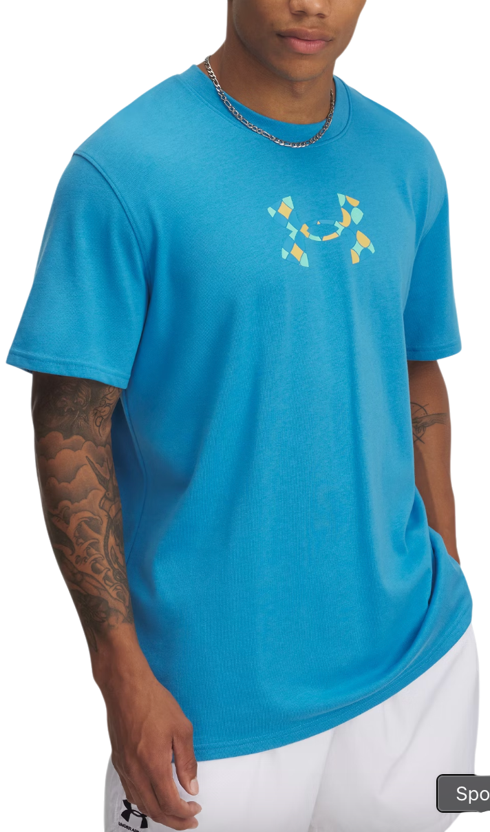 Majica Under Armour Under Armour Holiday HW Short Sleeve T-Shirt Modra | 6000575-452