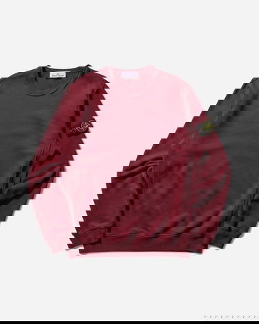 Pulover Stone Island Garment Dyed Crewneck Sweatshirt Bordo | K2S15-6100028-S0A20 V0012, 1